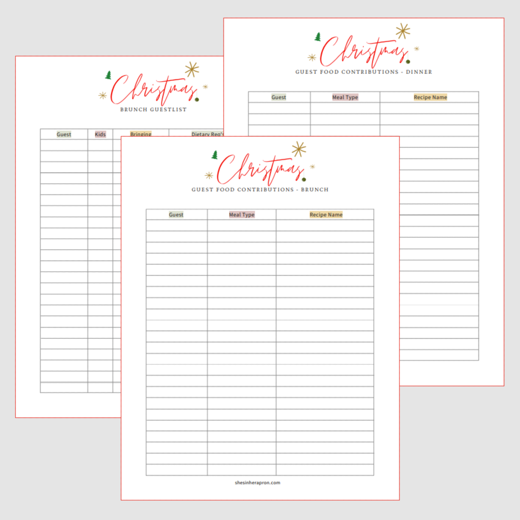 Christmas Planner | PDF Download