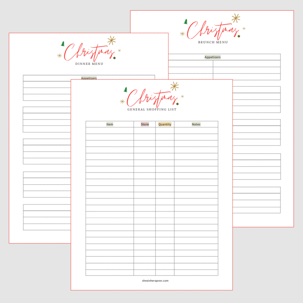 Christmas Planner | PDF Download