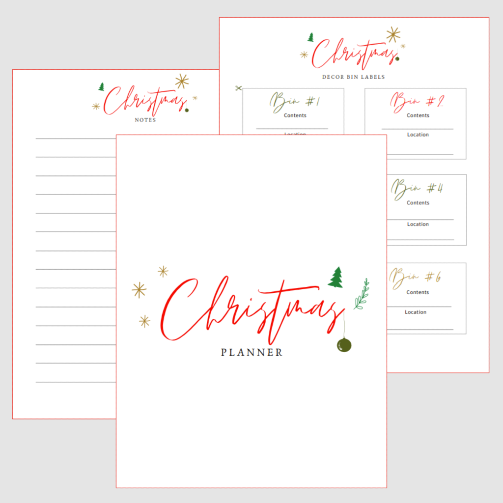 Christmas Planner | PDF Download