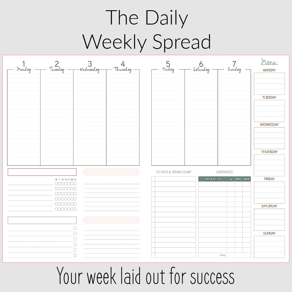 The Daily 6 Month Planner