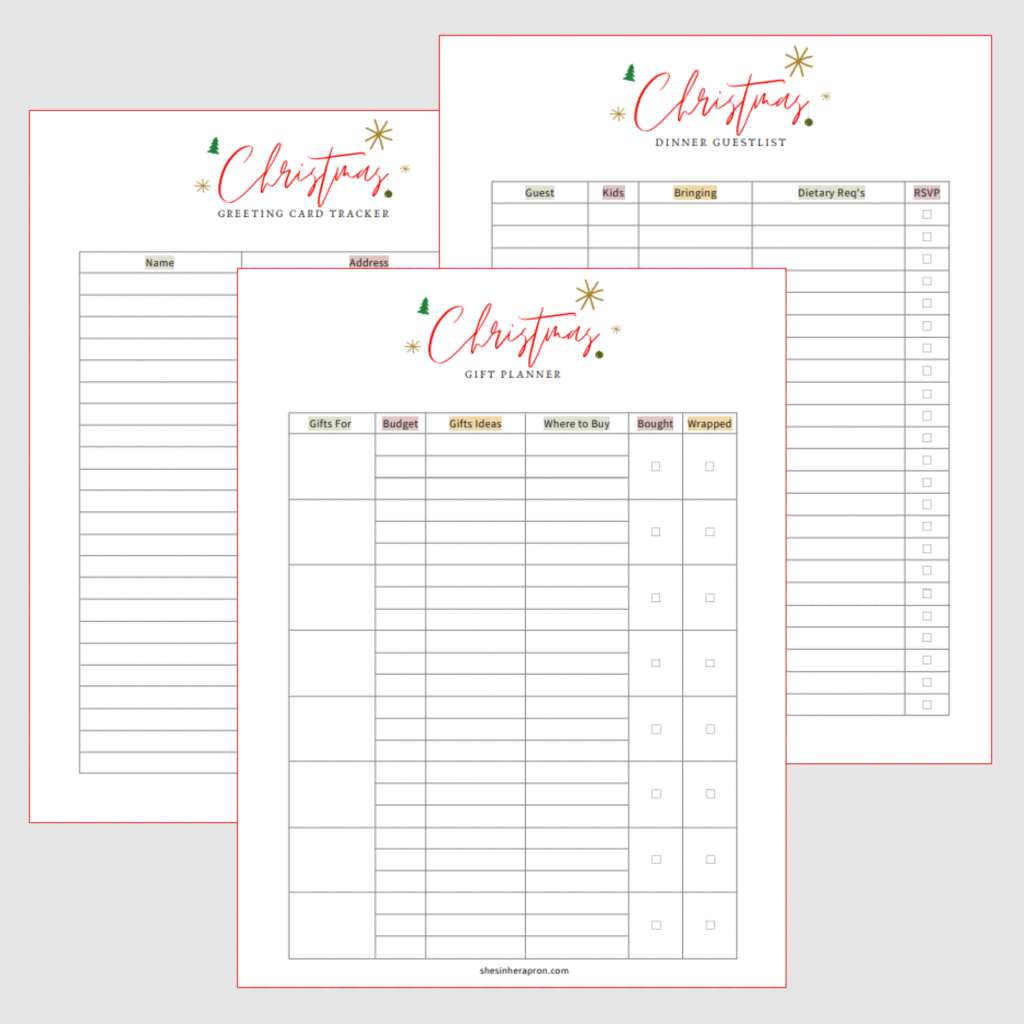 Christmas Planner | PDF Download